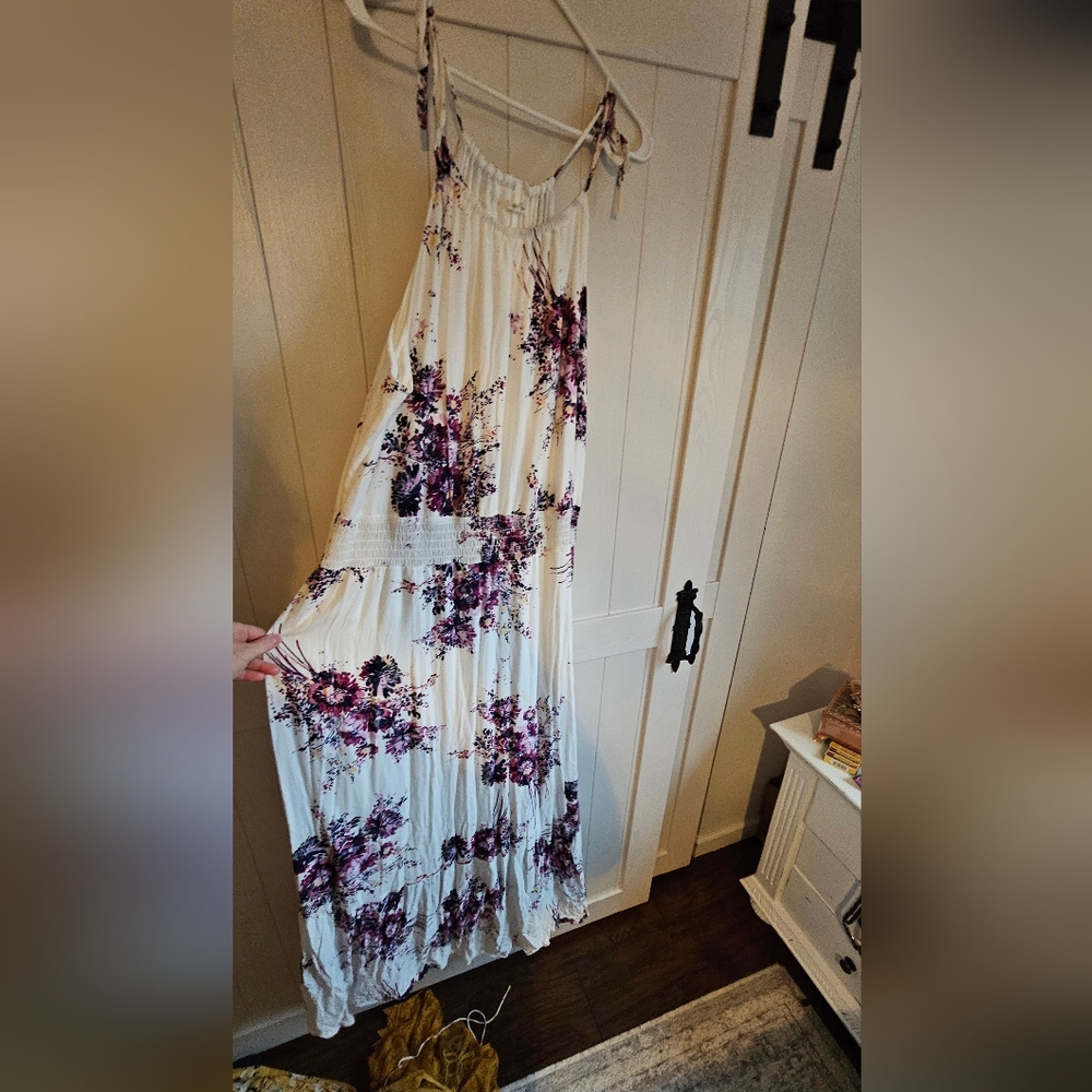 Maurices floral long dress 2X